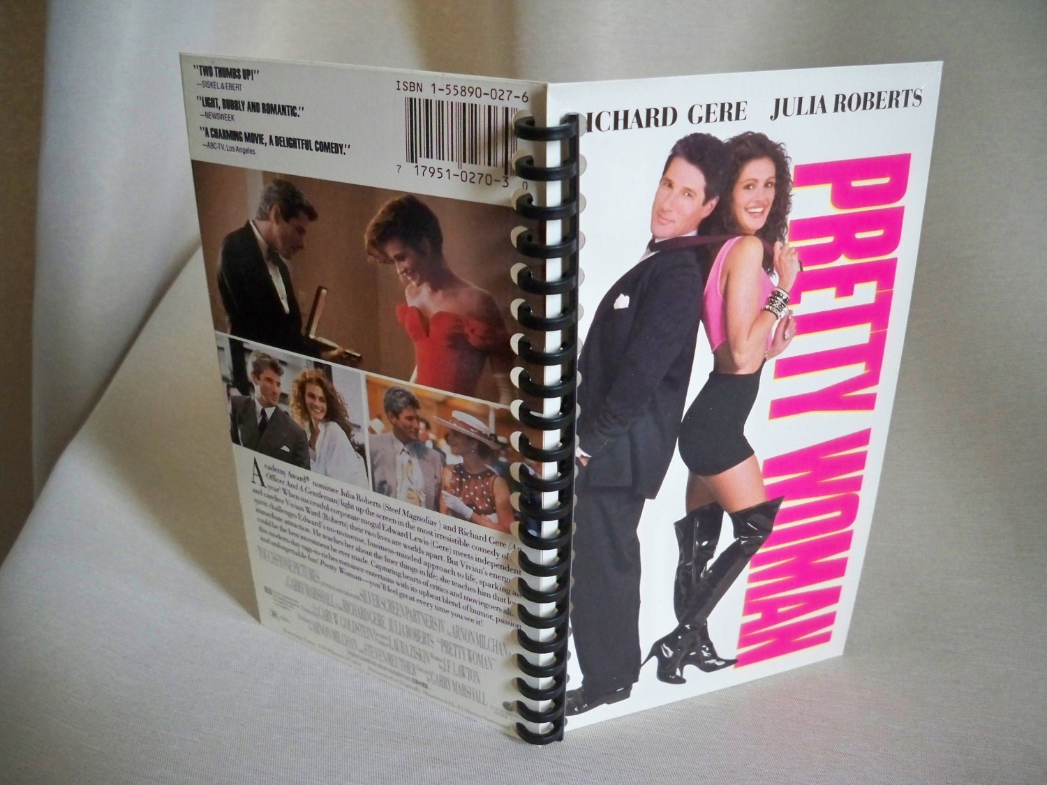 Pretty Woman VHS tape box notebook