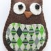 Felt Owl Fridge Magnet