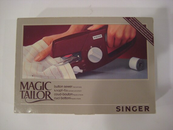 Singer Magic Tailor Portable Button Sewer Machine-Vintage TV