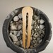 2 prong maple wood hair fork