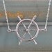 Swarovski Nautical Necklace-Sailor, Sea, Ship Wheel, Sterling Silver, Crystal, Helm,Ocean, Sea Jewelry, NSN-109, Ready to Ship