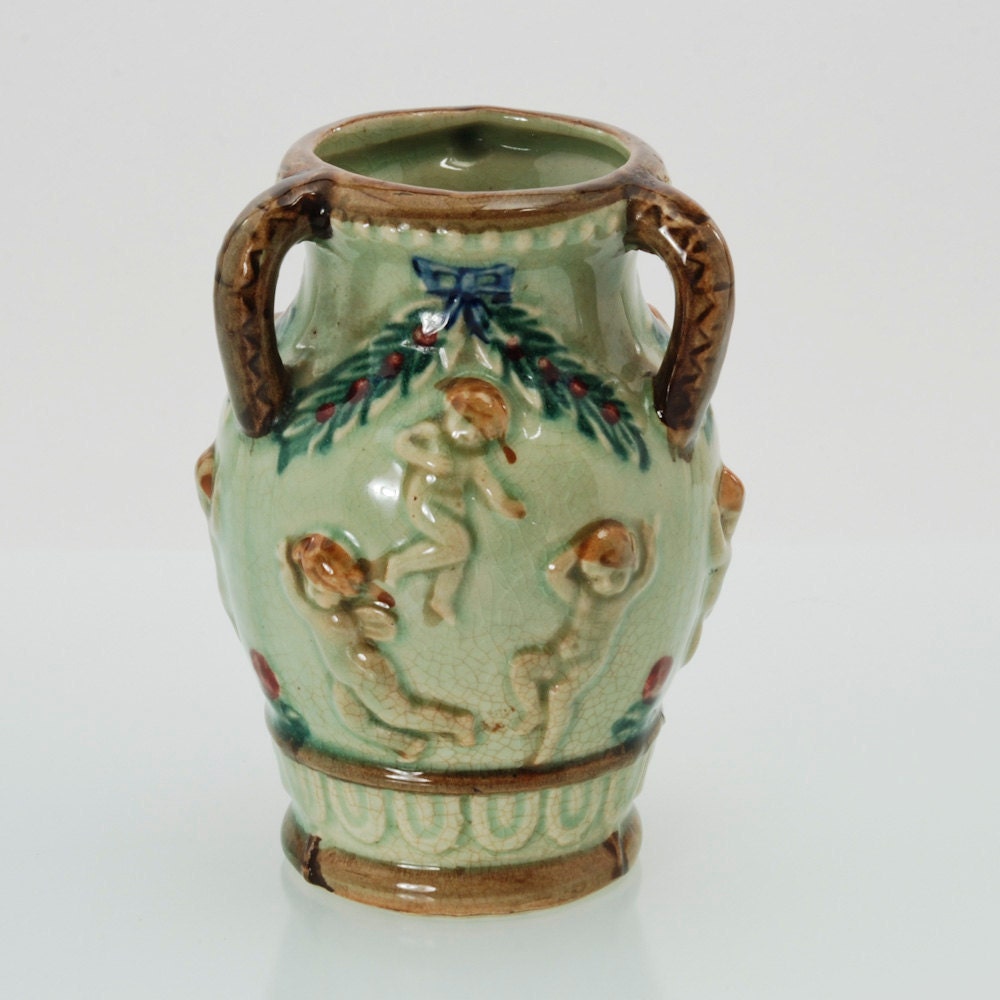 Items similar to Vintage Art Pottery Vase Made in Japan on Etsy