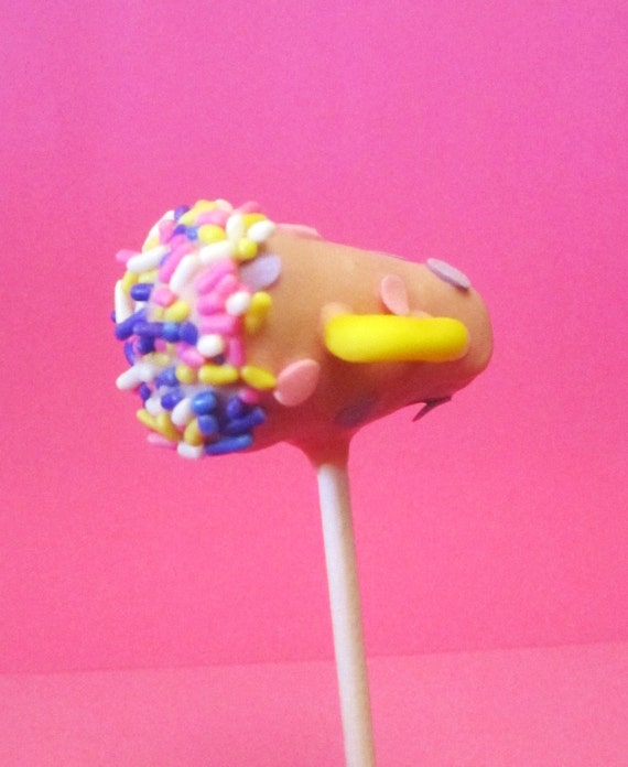 Cheerleader Megaphone Cake Pops by sugarpuddincafe on Etsy