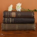 Vintage Book Stack - Browns - Set of 3 - Published 1851 - 1898