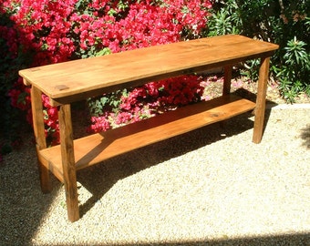 The Sedona Console Table - Handmade with Reclaimed Wood by Arcadian Cottage