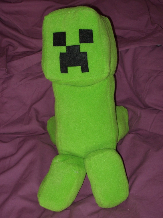 minecraft charged creeper plush