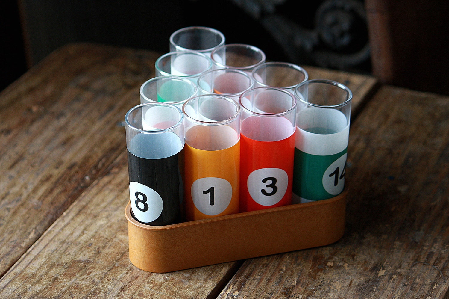 Billiard Pool Shot Glasses Reserved for Mishuminu