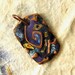 Copper Enamel Spiral Pendant - Handcrafted Champleve Copper Enamel Pendant with Vitreous Enamel