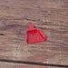 Vintage Dollhouse Vintage Doll House Dust Pan Vintage Tiny Red Dust Pan Dollhouse Doll House