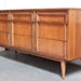 RESERVED for jamiechicago - Mid Century Wood Credenza Dresser Buffet Danish