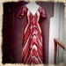 BONANZA /// 1970s Striped Maxi Dress
