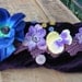 Faerie Clutch Purse Plum Purple Vintage Velvet