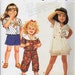 Simplicity 7355 Child's Top, Cropped Pants and Shorts Pattern, UNCUT, Factory Folds, Size All, 3-4-5-6-7-8