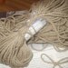 Cord Piping 100% Linen Natural Ecru Gray ECO-friendly - 3 mm x 3 yards