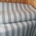 Decorator fabric Upholstery 100% Pure Linen striped Gray Dark Heavy Weight New ECO-friendly - 1/3 yard
