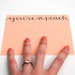You're A Peach Flat Notecards in Peach - Set of 9