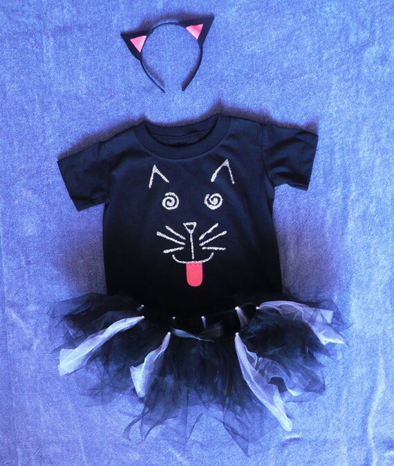 Items similar to Halloween Black Cat Costume on Etsy