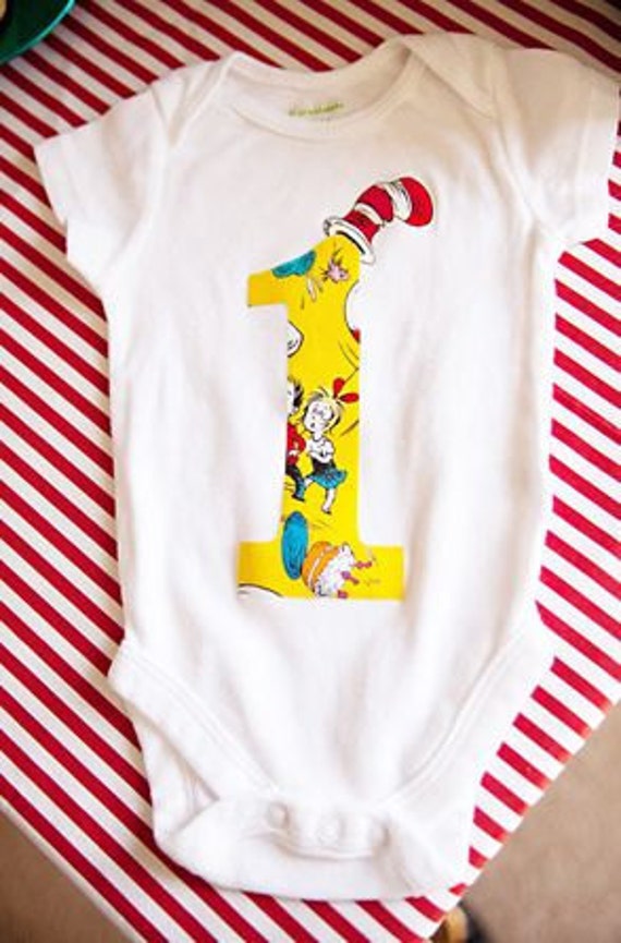 Dr. Seuss First Birthday Onesie 9 M 12M 18M 24M