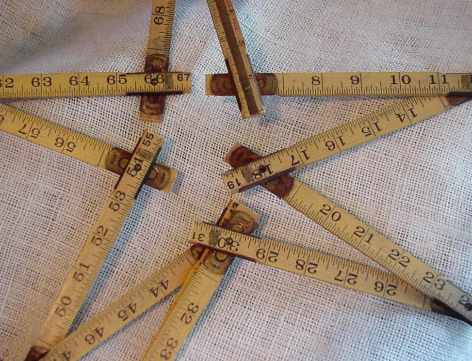 Antique Folding Ruler Lufkin Extension Rule 72 by ITSYOURCOUNTRY