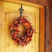 SCENTED Cinnamon Vanilla- EarthTone Fall Leaves-Thanksgiving Holiday Wreath- Rustic Holiday Berry Wreath-CUSTOMIZE- Choose from 23 SCENTS