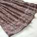 Maxi Skirt: Long Skirt, Indian Skirt, Flowy Coffee Brown Indian Gypsy Boho Bohemian Sequin Skirt with Sari Border