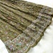 Maxi Skirt: Long Olive Green Indian Bohemian Gypsy Boho Khaki Army Green Sequin Skirt