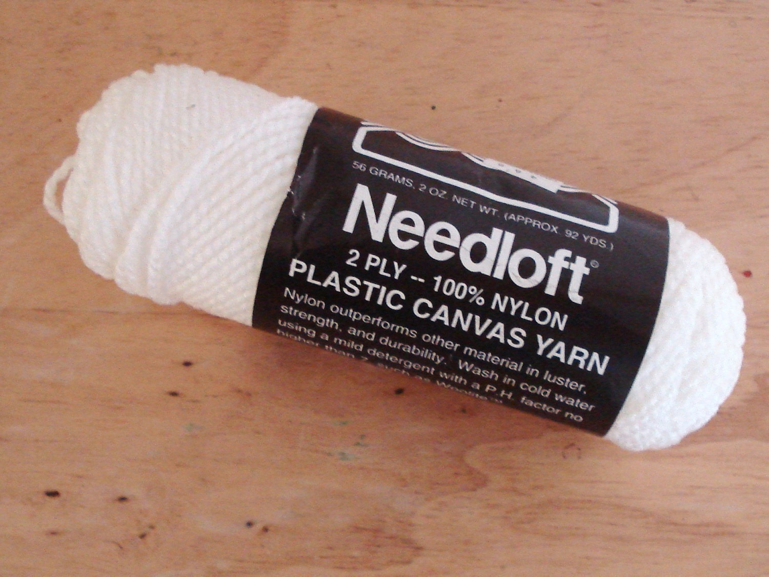 NEEDLOFT Plastic Canvas Nylon Yarn 1 Skein.
