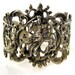 Victorian Silver St. George Slaying the Dragon Bracelet