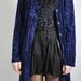 CLEARANCE: Vintage 90s Striped Crushed Velvet Cardigan