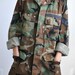 Reworked Patched and Silver Studded Edgy Military Army Jacket