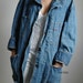 Vintage 90s Denim Cargo Oversize Jacket