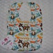 Handmade Baby Bib, Cows,Turtles,Ducks,Dogs,Cats,Waterproof PUL Back