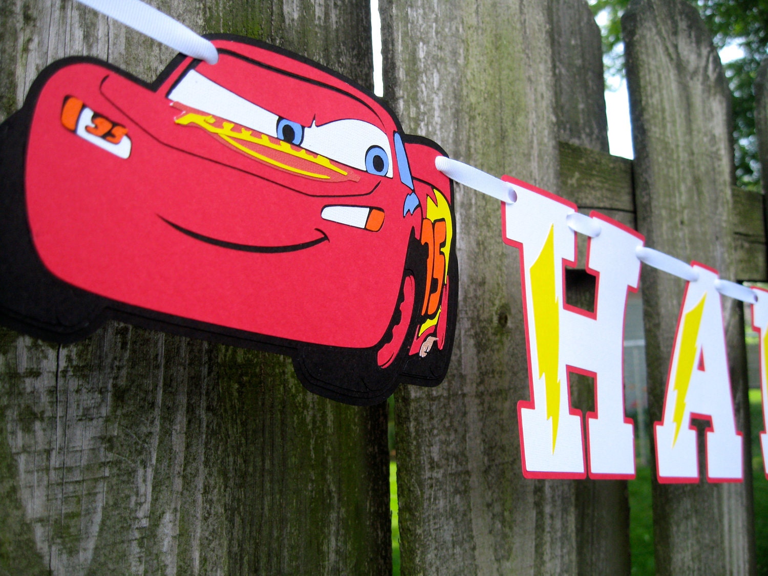 Disney Cars Personalized Birthday Banner Free Printable