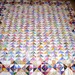 Gorgeous FLYING GEESE Quilt Top KING Size
