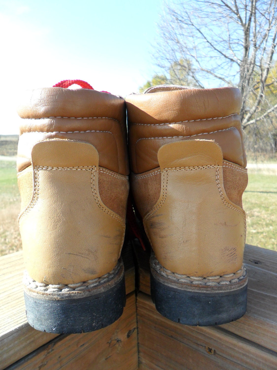 Vintage Colorado Steel Toe Hiking Boots Womens Size 7