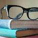 Vintage Horn Rimmed Glasses - 1950's Black Cat Eye Nylon Glasses