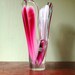 Danish Modern Art Glass Vase - Paul Kedelv Coquille Crystal Vase For Flygsfors Glass