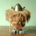 Mid Century Danish Modern Teak Viking Figurine - Bojesen and Bolling Era Viking Figure
