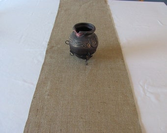 Burlap table runner - 10oz Hydrocarbon Free - Wedding Burlap Table Runner, Rustic Table Runner 14" width - Select A Size - On Sale