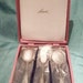 Vintage Leonard 3 Piece Server Silverplated Utensil Set Cheese knife, Cheese Scoop, Pie or Cake Server Original Box