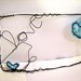 Valentine Love Bird Wired Wall Hanging