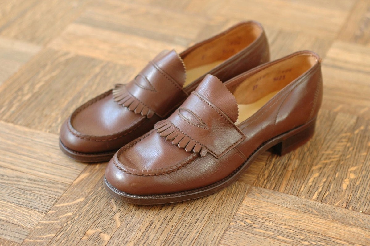 vintage loafers womens vintage nos 1940s s loafers 40s brown vintage loafers womens vintage nos 1940s s loafers 40s brown