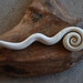 Bone Hair Pin. HandCarved & engraved