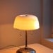 Milkglass mixing bowl lamp