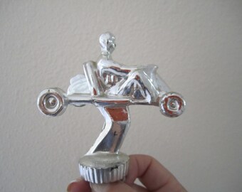Go Cart Race Trophy Metal topper
