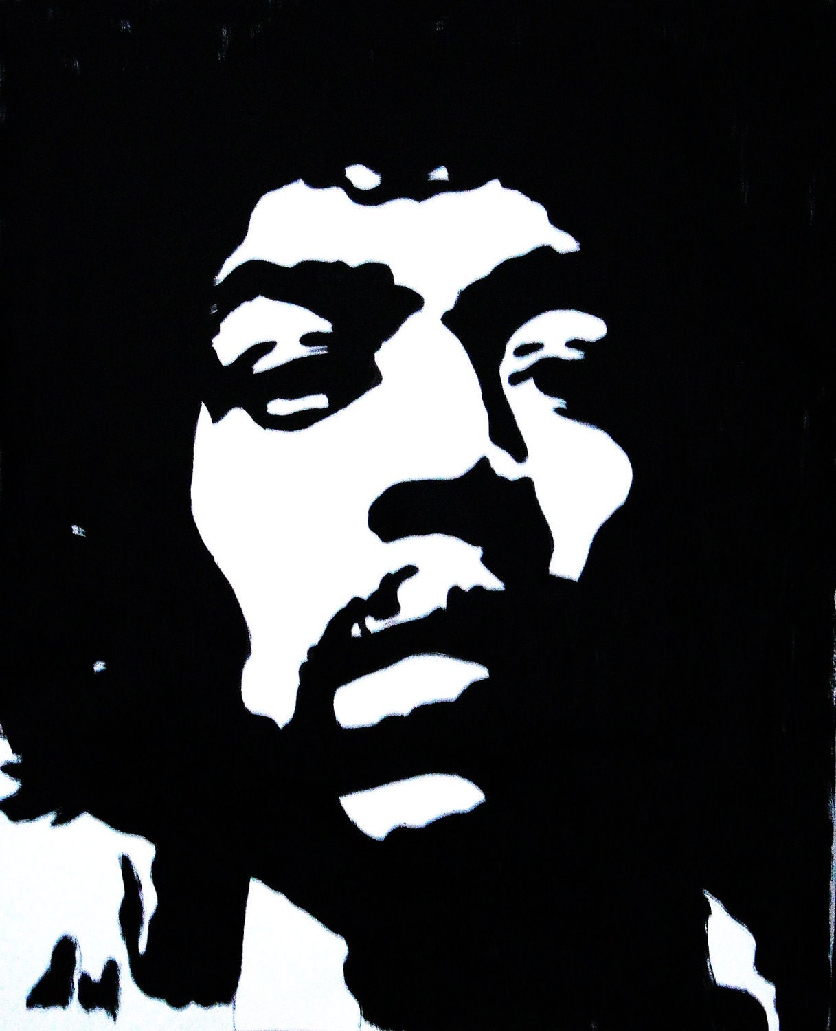 Jimi Hendrix by lahensleyart on Etsy