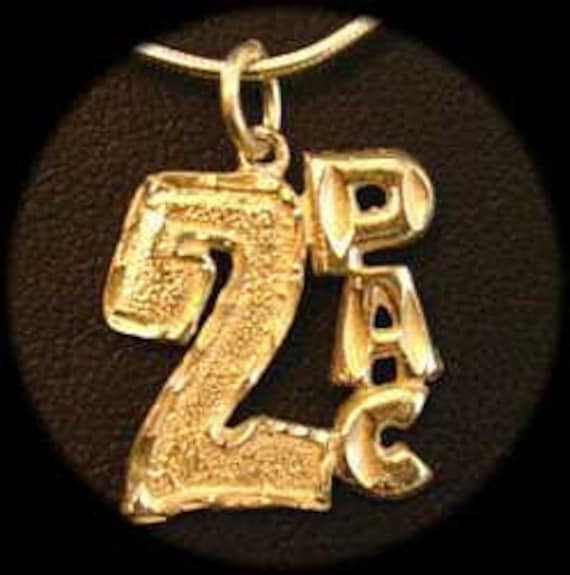 0103GP Gold Plated Tupac 2 Pac Pendant 2Pac by ...