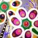 Girls Room Acrylic Painting- Original Art by Laura Gomez "El Jardin de la Felicidad" / " The Happiness Garden" 24'X54"