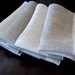 Linen Napkin Natural White Gray set of 4 - Flax 17.7"x11.4" size