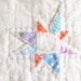 Baby Quilt - Aqua, Coral, Lavender Stars